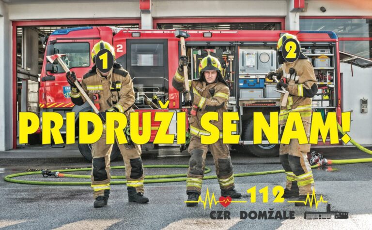 Dve prosti delovni mesti KANDIDAT ZA GASILCA – M/Ž