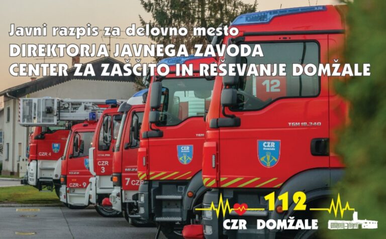 Prosto delovno mesto DIREKTOR JZ CZR DOMŽALE