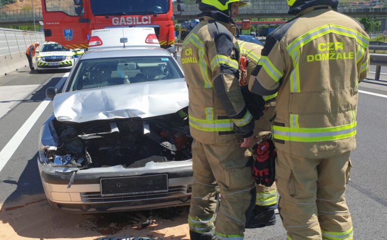 Pri Lukovici prišlo do dveh prometnih nesreč