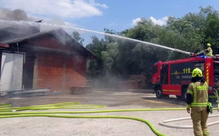 Požar žage v Nožicah