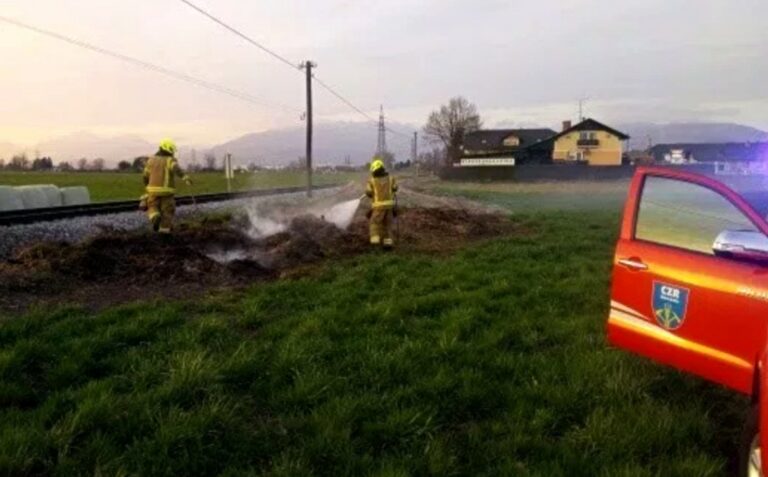 Nenadzorovano kurišče v Srednjih Jaršah
