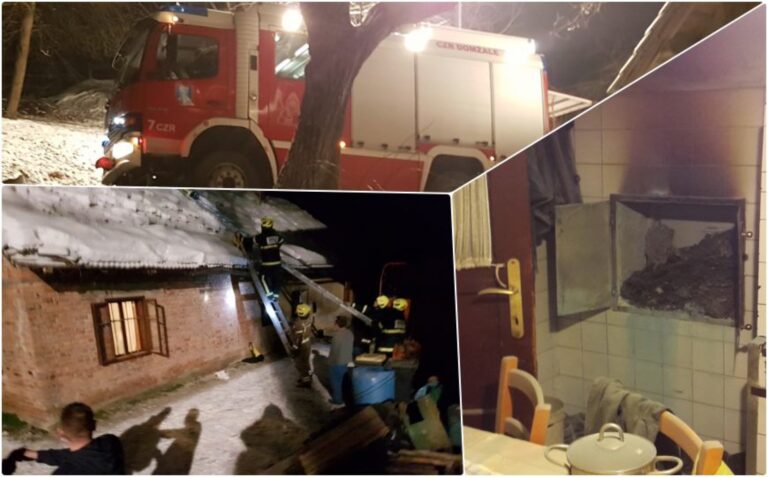 Požar v dimniku stanovanjske hiše na Brdu pri Ihanu