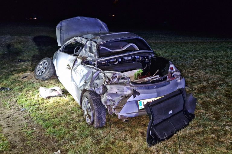 Prometna nesreča v Homcu