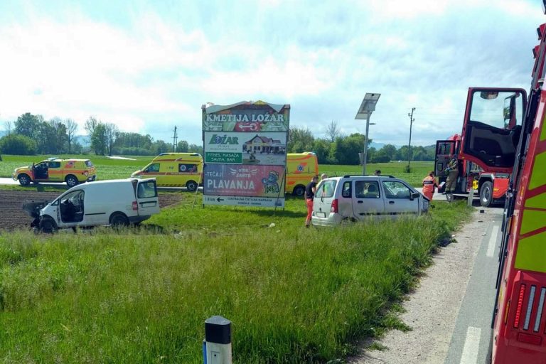 Čelno trčenje na Savski cesti