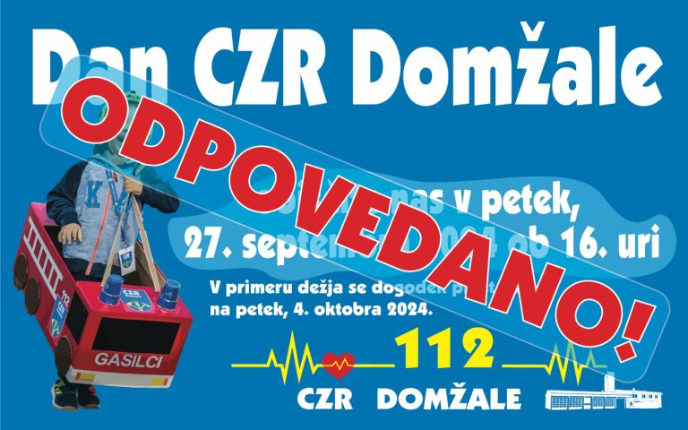 Dan CZR Domžale 2024 – ODPOVEDANO!